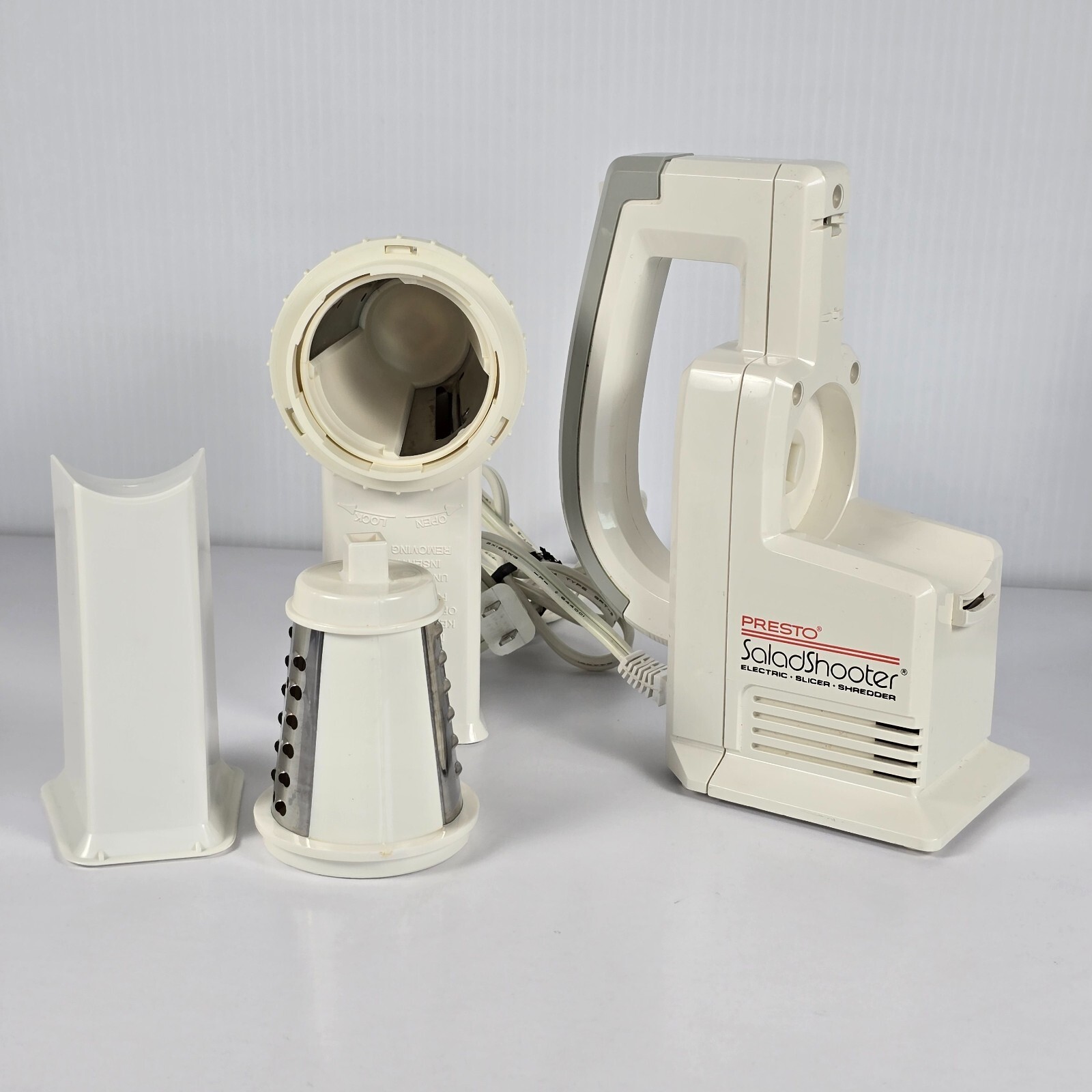 Presto Salad Shooter Electric Slicer Shredder Model 0291001 Vintage TESTED WORKS