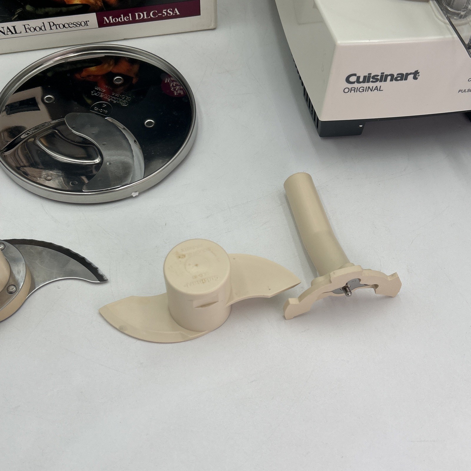 Cuisinart DLC 5SA Original Food Processor 7 Cup White Tested Works 1994