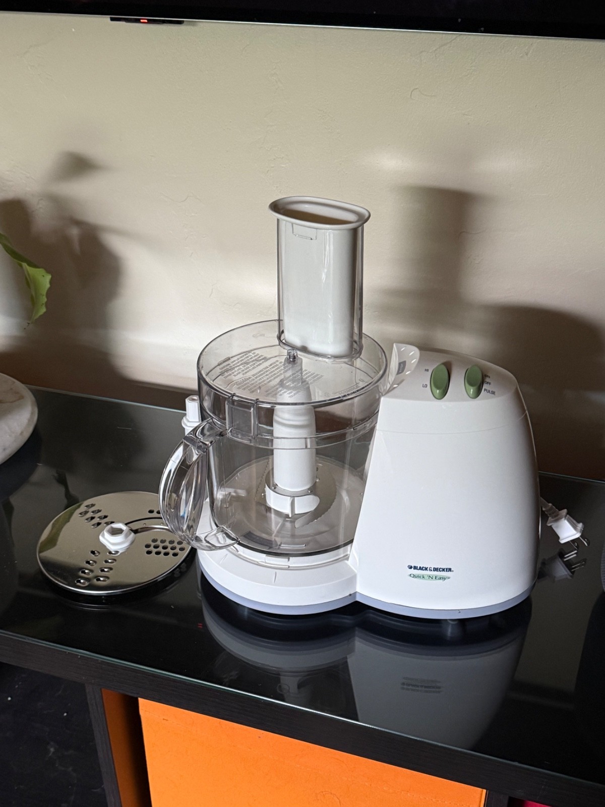 Black And Decker 8 Cup 2 Speed Quick ‘N Easy Plus Food Processor FP1300 NOS