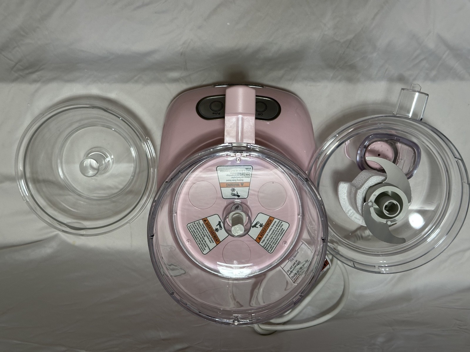 KitchenAid KFP750PK3 Food Processor with Blades – PINK RARE NEW
