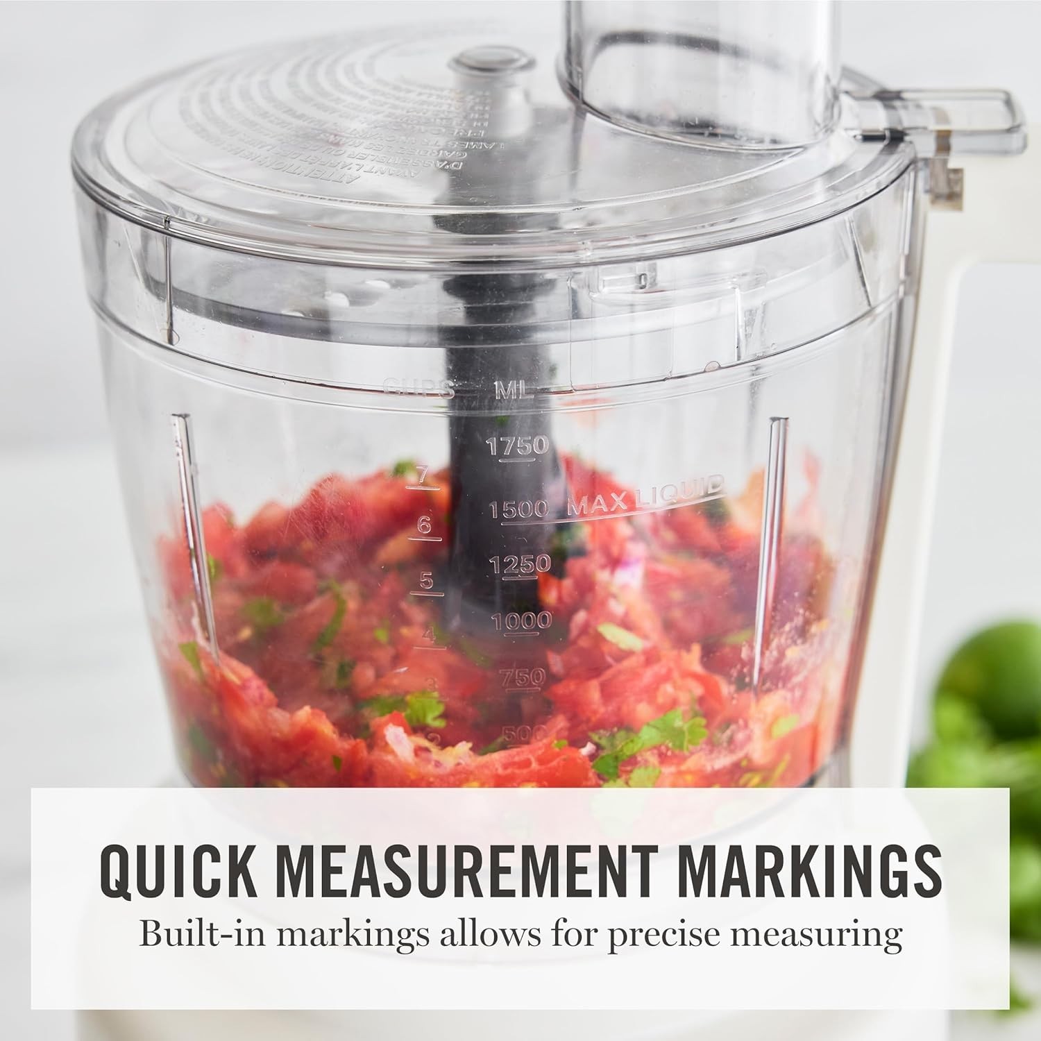 Food Processor, 10-Cup Electric Chopper for Slicing, Shredding, Mincing and P…