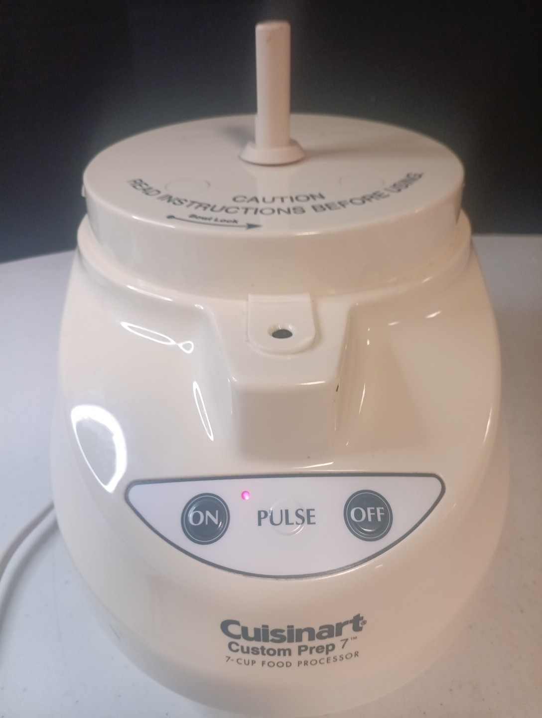 Cuisinart Custom 7 Food Processor EV-7SA Motor Base Unit TESTED Quiet. Fast Ship