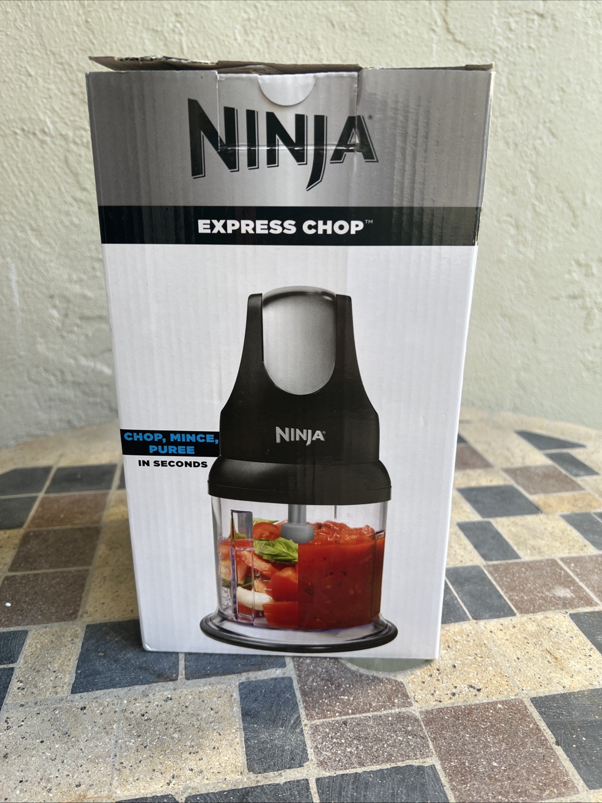Ninja Express Chop Food Chopper 16 oz Bowl Chop Mince Purée FAST NJ100GR NIB