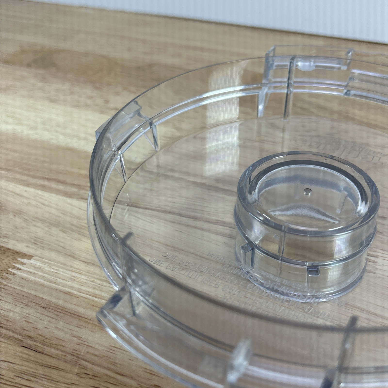 Cuisinart Pro Classic Food Pro DLC-10S TX China Part Flat Lid & Cap DLC-116GTXT1