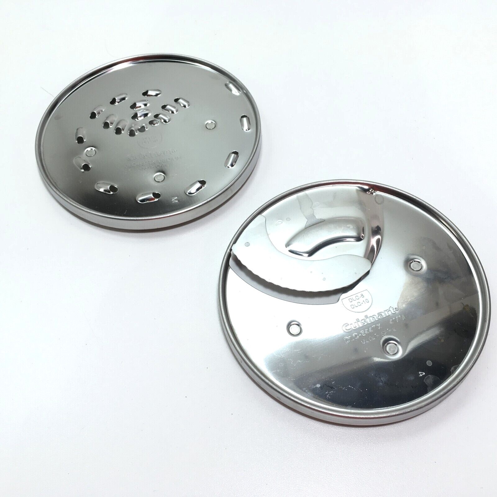 Set of 2 Cuisinart DLC-5 DLC-7 DLC-3011 Shredding Slicing Discs DLC-837 DLC-844