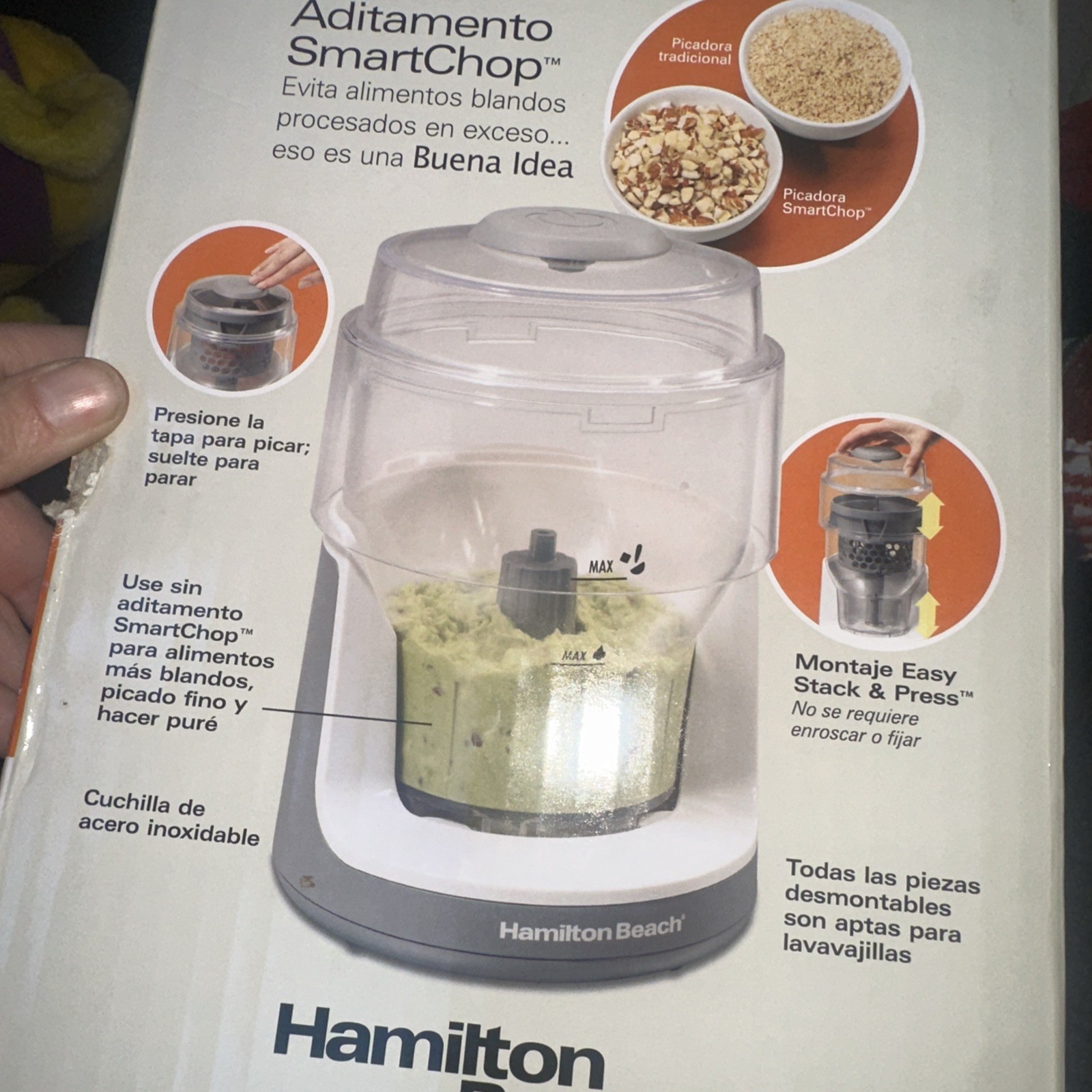 Hamilton Beach Smart Chopper 3 Cup Capacity