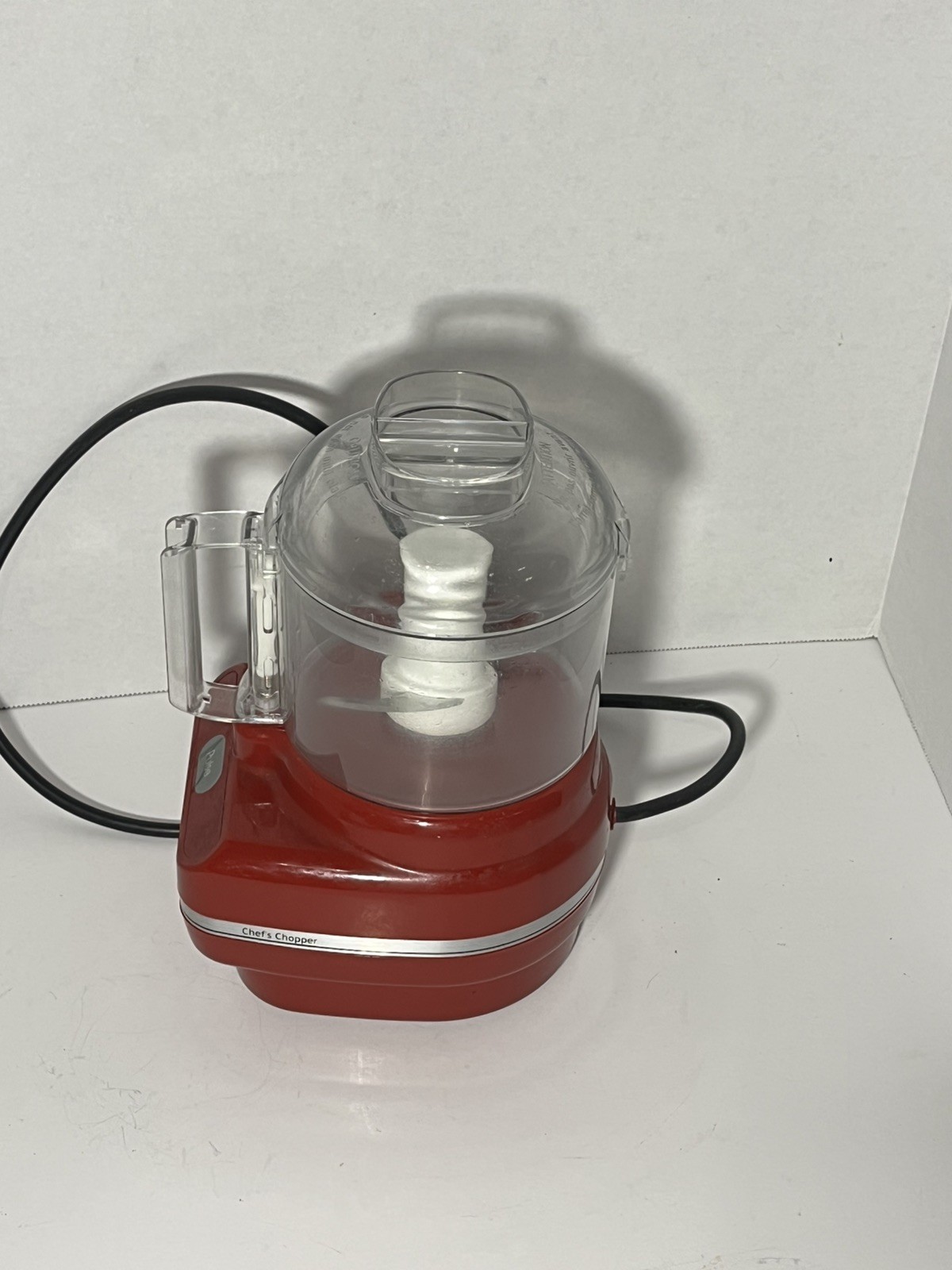 KitchenAid Chef’s Chopper KFC3100ER2 3 Cup Food Processor Red Works Great
