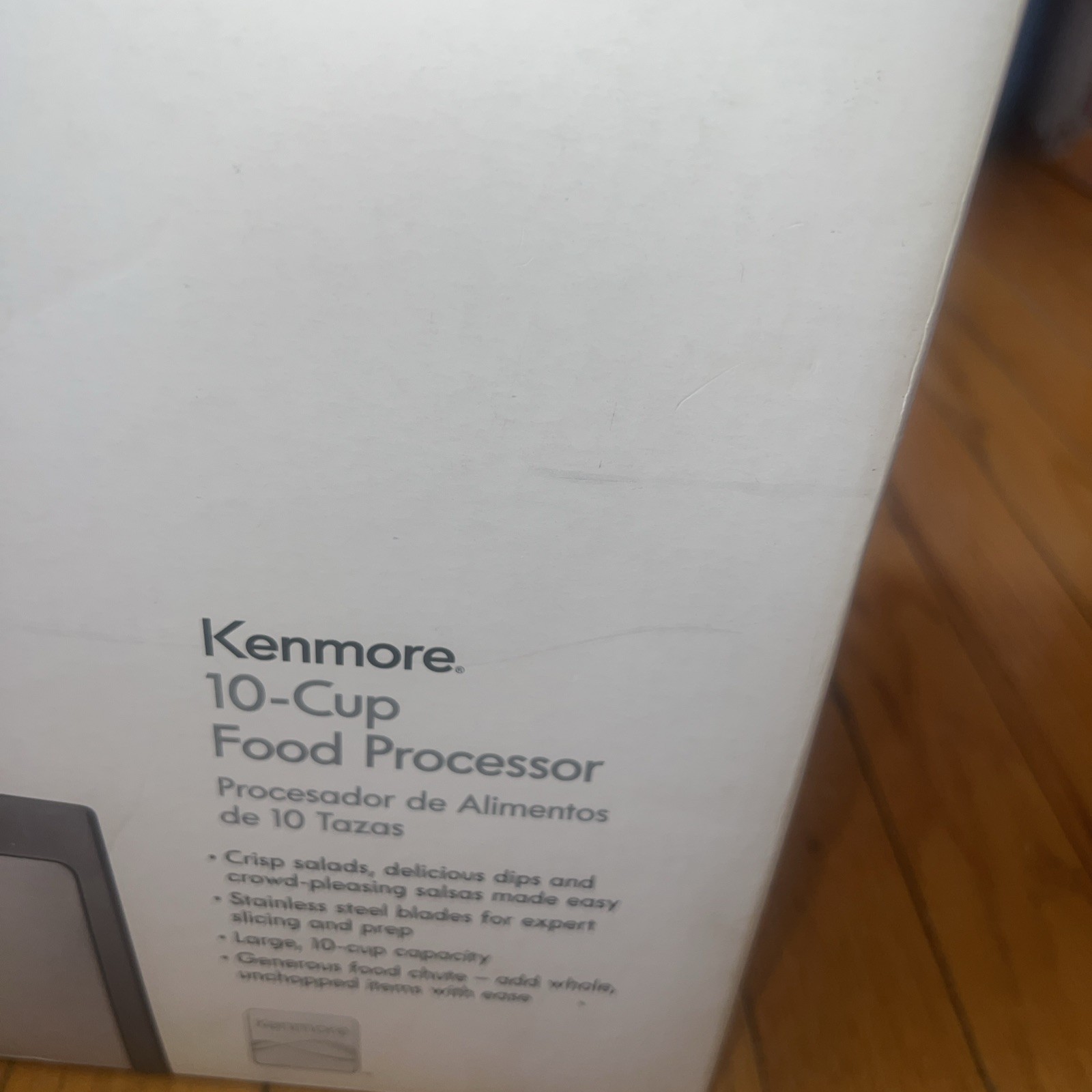 Kenmore Whirl 10 Cup Food Processor Silver New In Box 04202