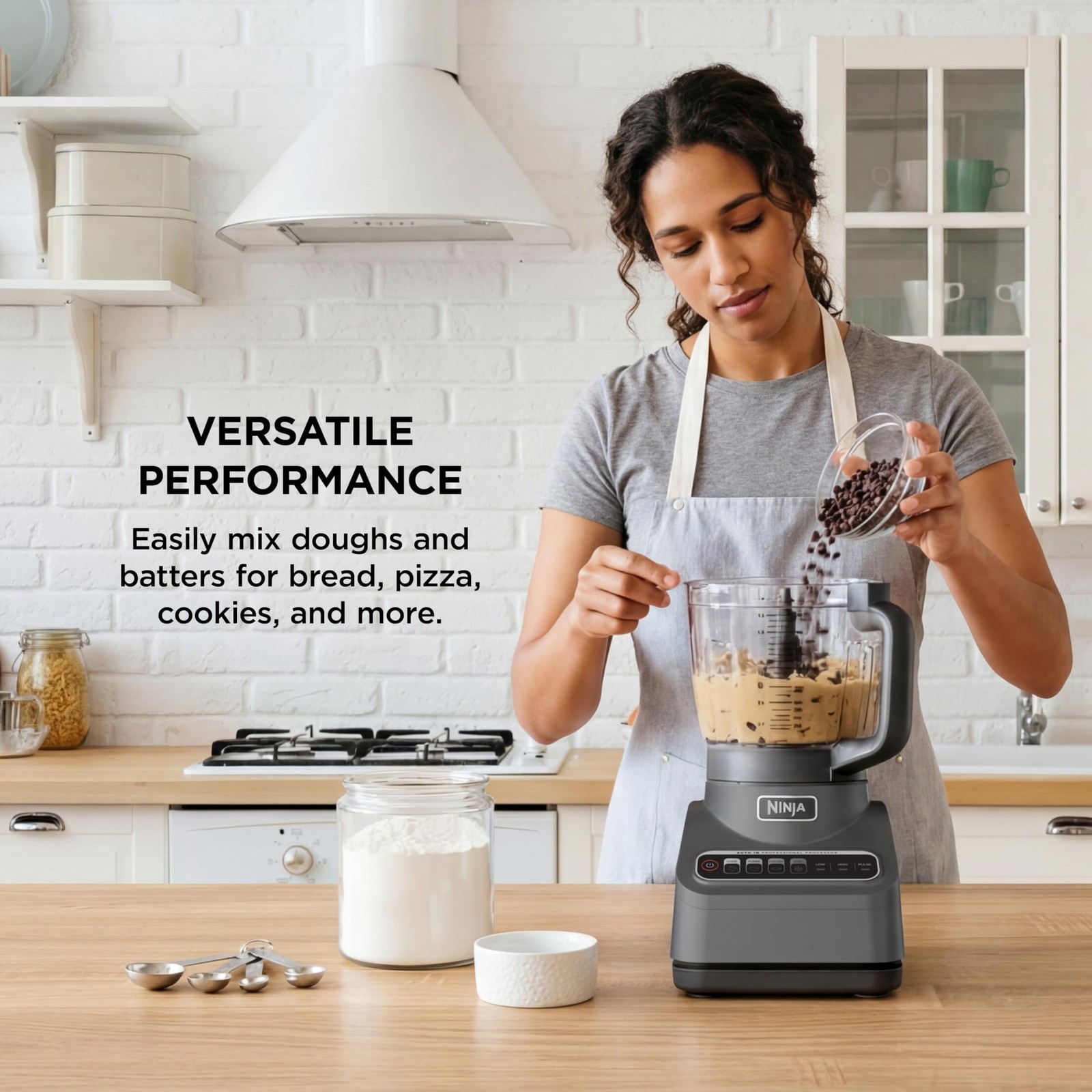 Ninja Professional Plus Food Processor 9-Cup 1000W 4-Function Grey BN601