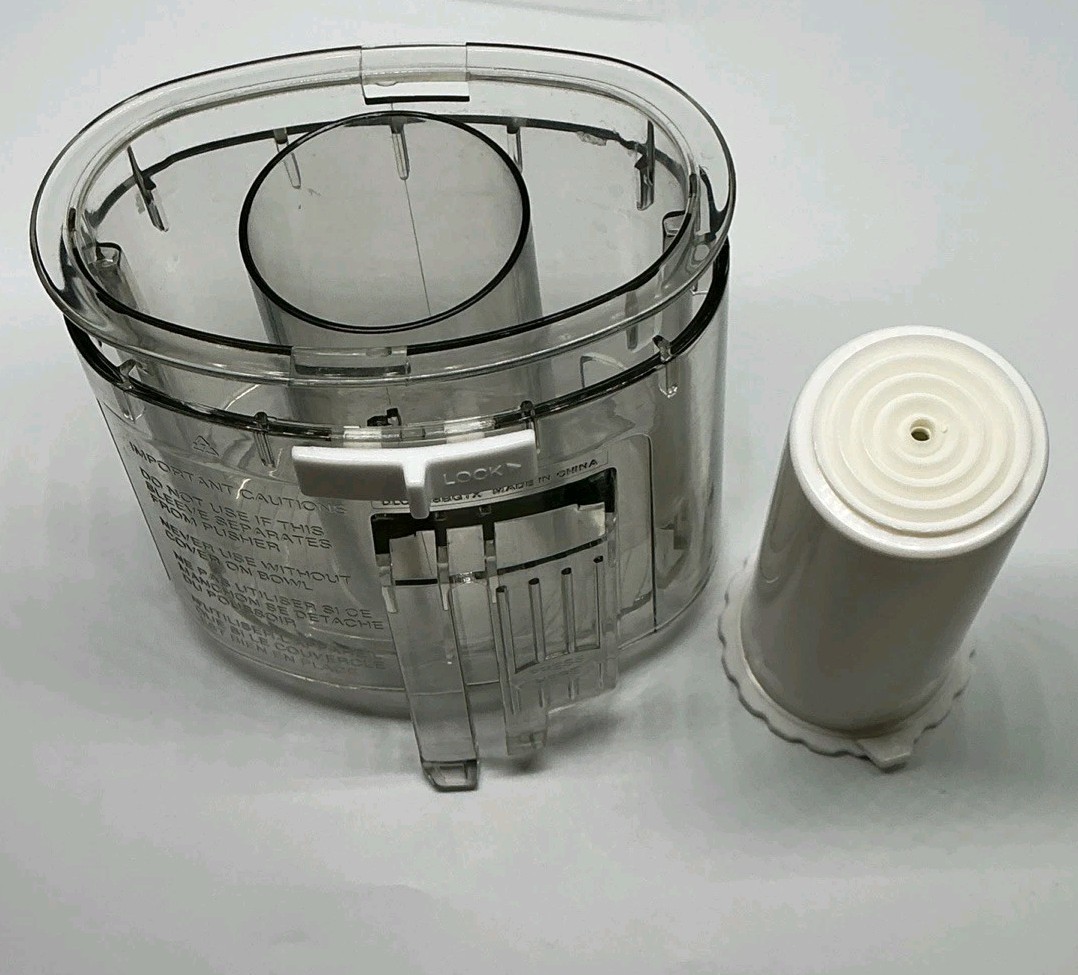 Cuisinart DLC-10 Food Processor Lid Chute Pusher Part DLC-117BGTX DLC-118BGTX