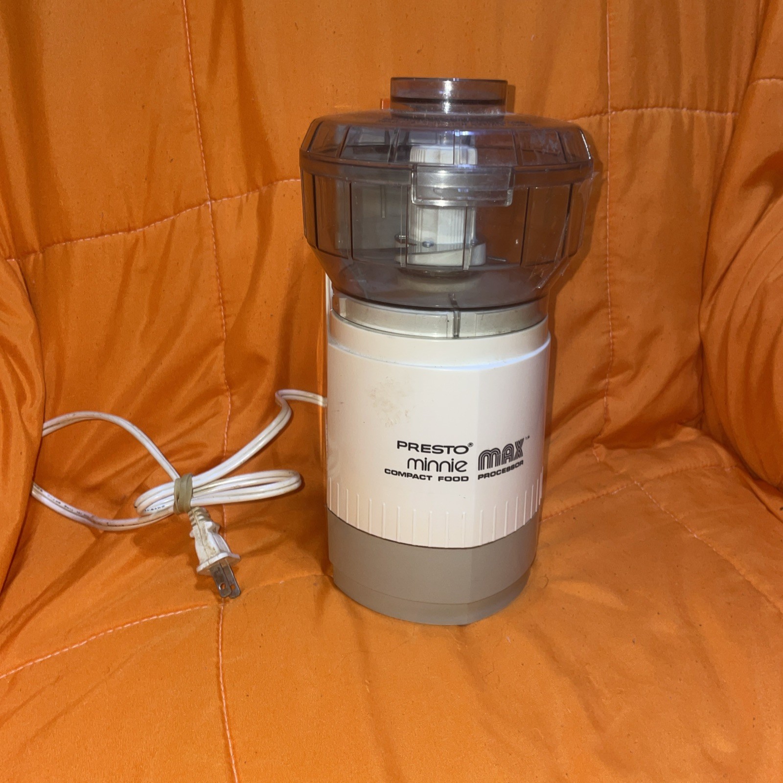Presto Minnie Max Compact Food Processor Model 029002 Tested Working