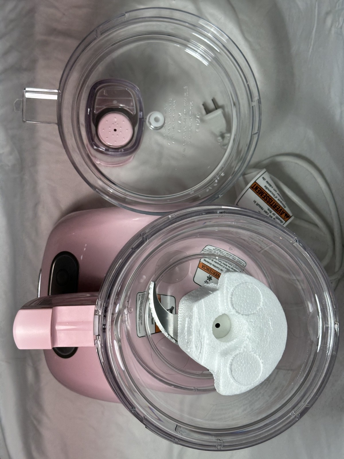 KitchenAid KFP750PK3 Food Processor with Blades – PINK RARE NEW