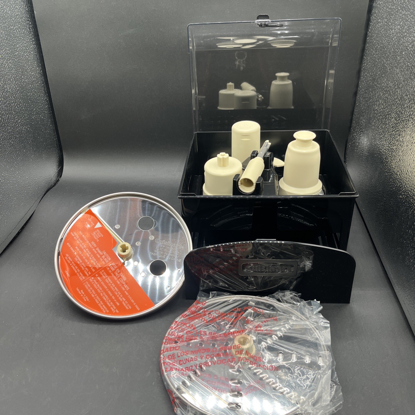 Cuisinart FP16-ASD Food Processor Blades & Black Storage Case