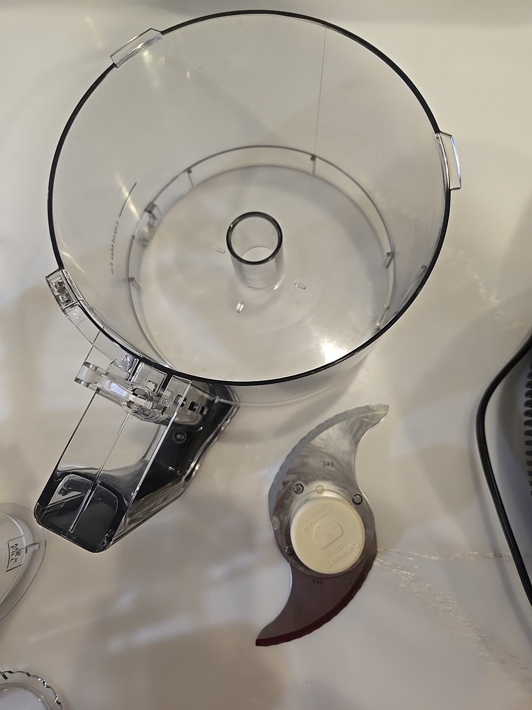 Cuisinart Prep 7 Cup Food Processor Gray DLC-2007N Works Great EUC with Manual