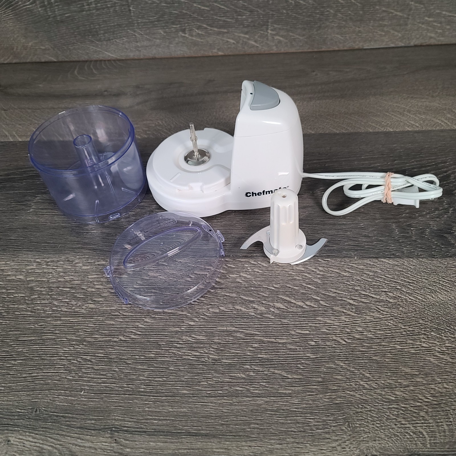 Chefmate Handy Chopper White Mini Food Processor Tested and Working