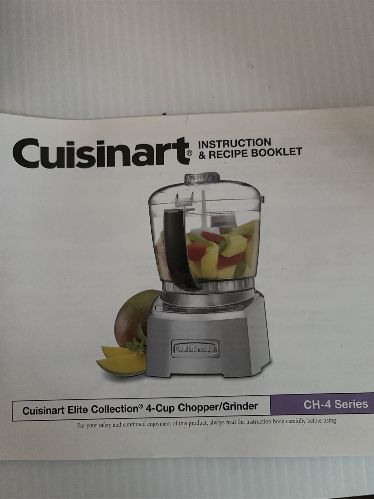 Cusinart Elite Collection 4 Cup Food Processor Chopper Grinder