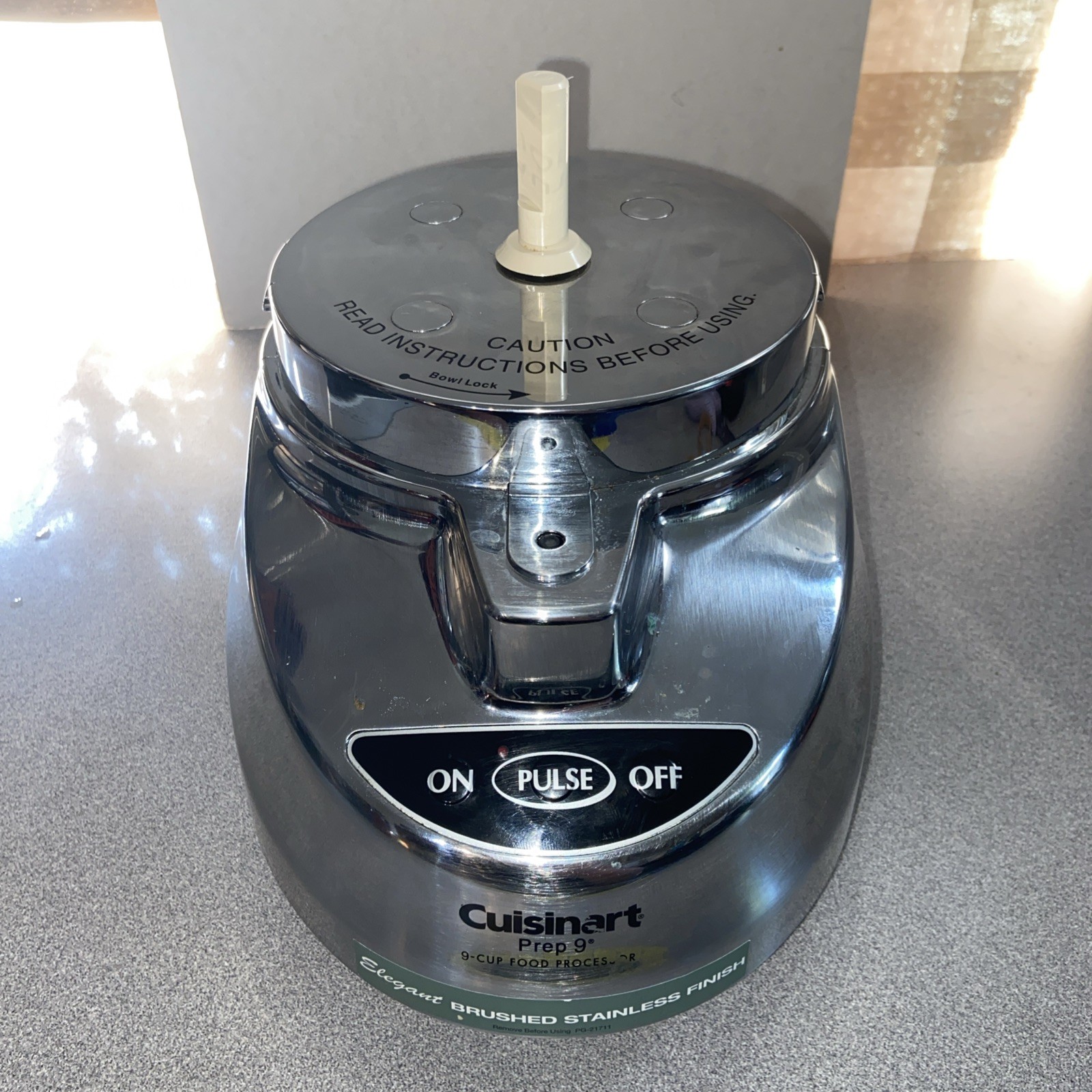 Cuisinart Prep Food Processor 9-Cup Brushed Stainless Base Only