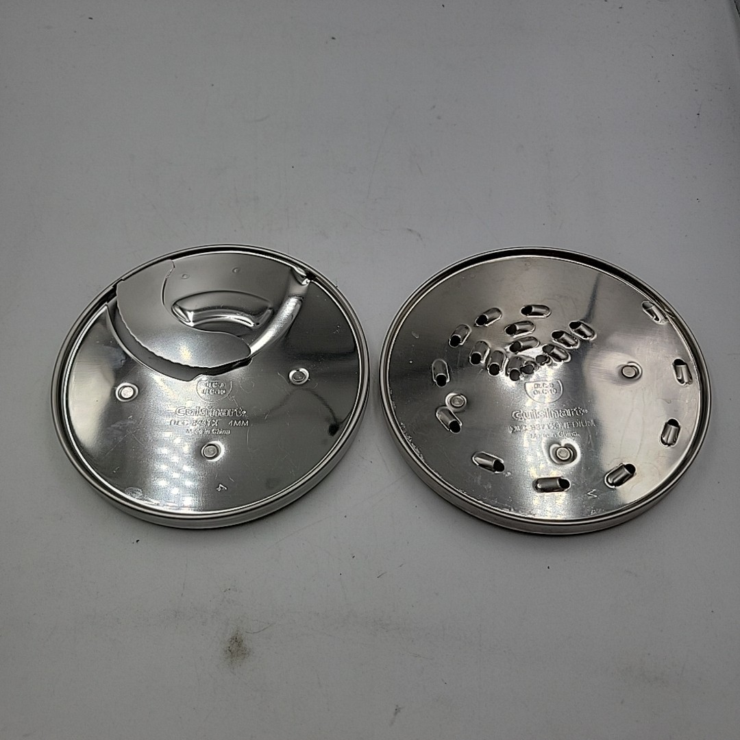 Cuisinart Food Processor DLC-2009 Replacement Slicers Metal Disc Blades 13 & 10