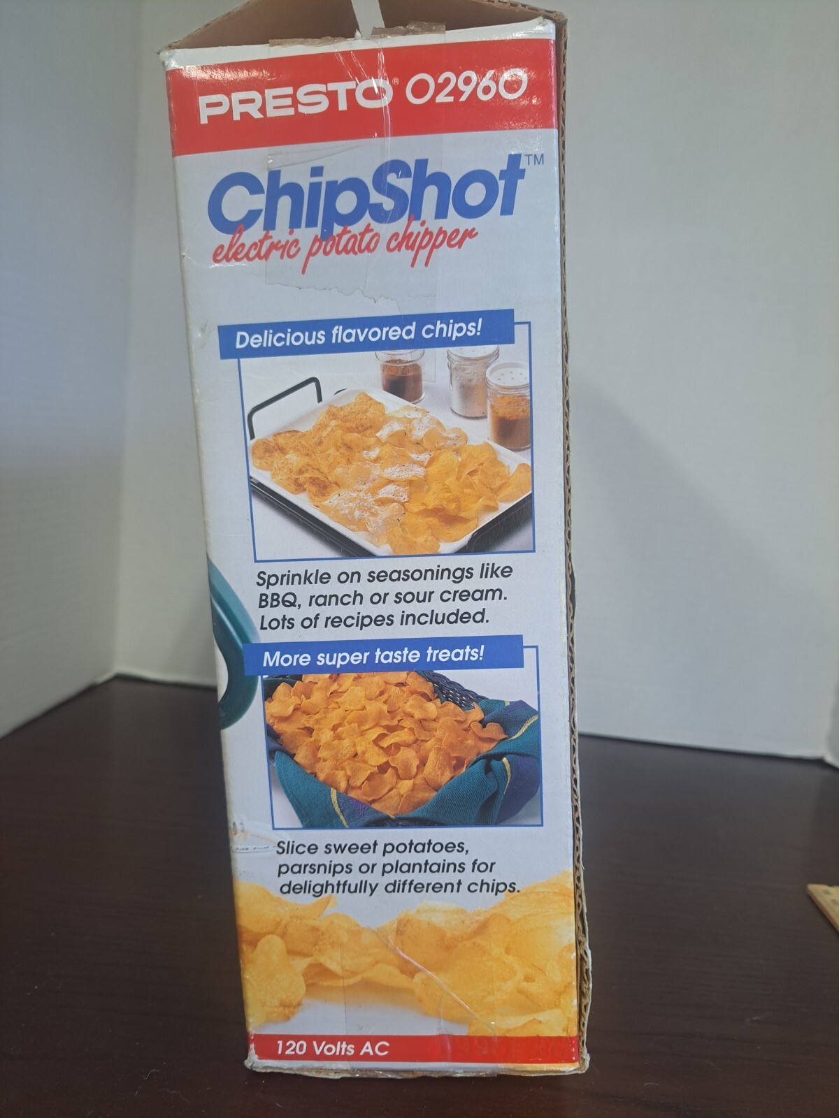 Vintage 1993 Presto Chip Shot Electric Potato Chipper