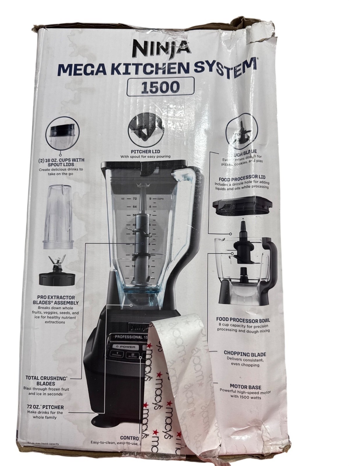 NWB Ninja Mega Kitchen System 1500W Model BL770