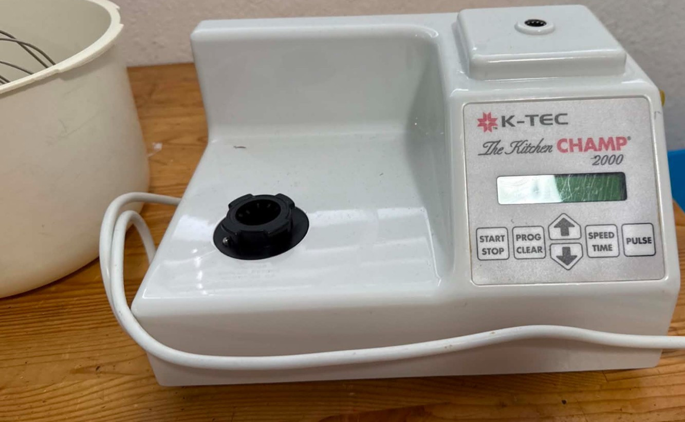 K-Tec CHAMP Food Preparer Model C-4 With Accessories