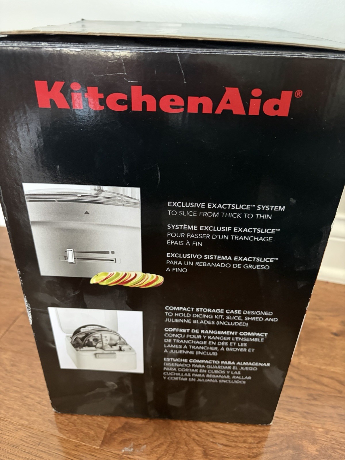 KitchenAid KSM2FPA Food Processor Attachment + Dicing Kit + Case – Used Twice