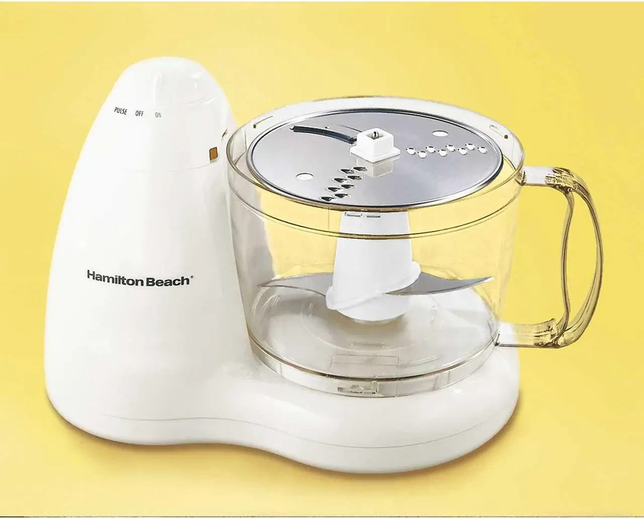 Hamilton Beach 70450 White 8 Cup Bowl Food Processor
