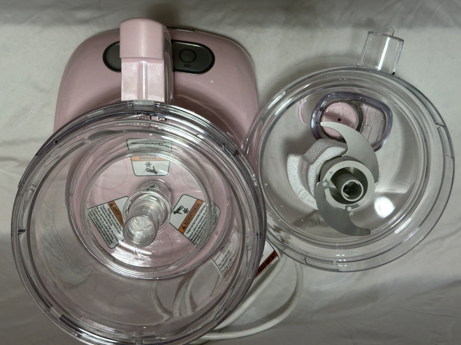 KitchenAid KFP750PK3 Food Processor with Blades – PINK RARE NEW