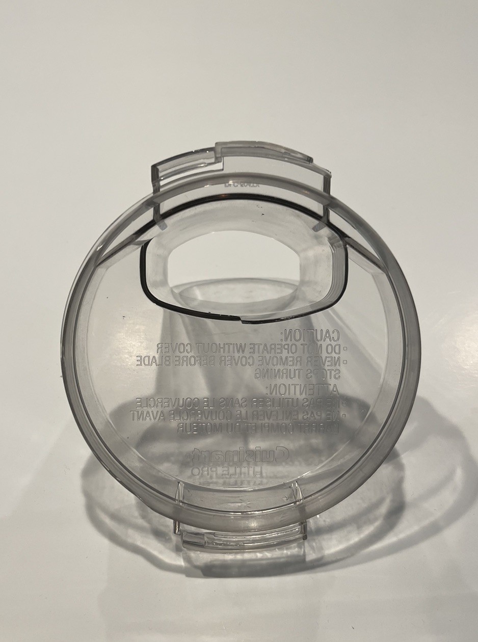 Cuisinart Little Pro Plus Food Processor Replacement LID (DLC-504TX) & PUSHER
