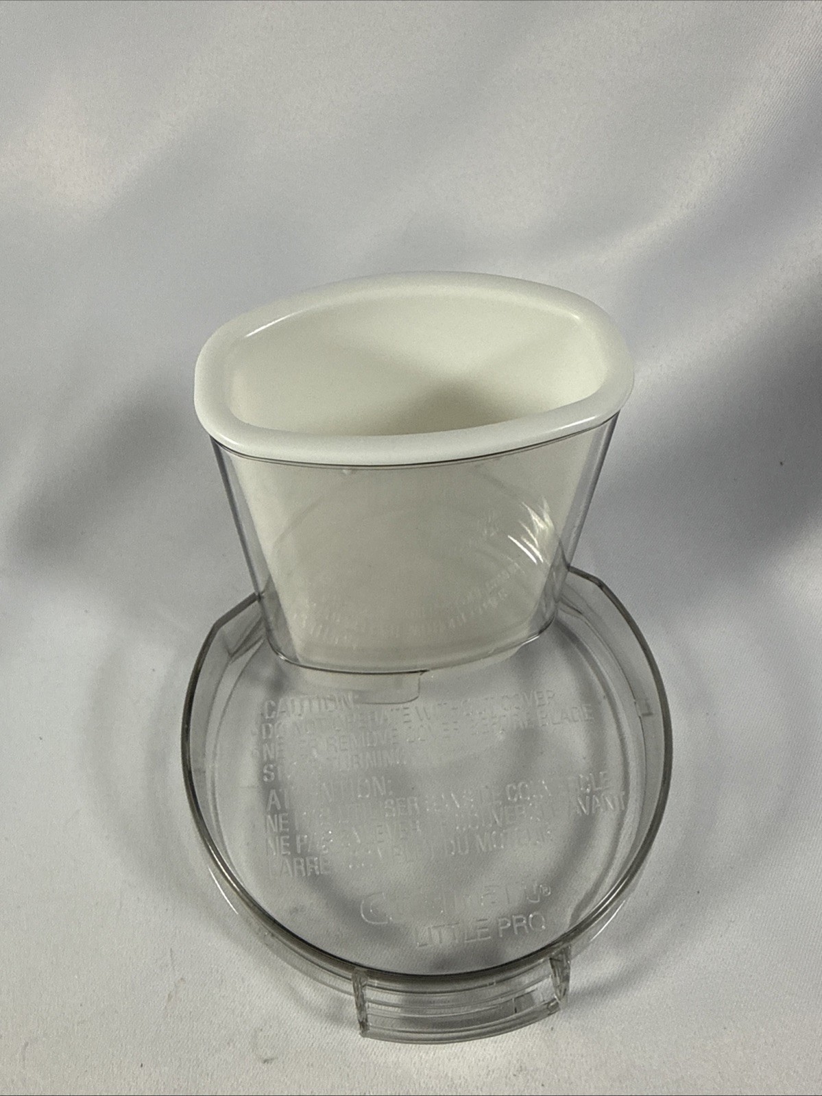 Cuisinart Handy Prep Food Processor DFP-3 Replacement Lid and Pusher DLC-504TX