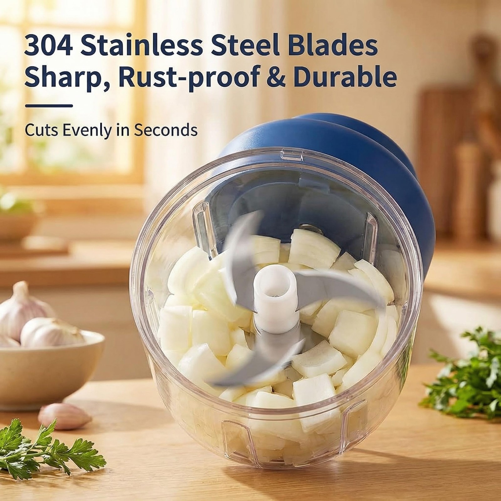 2026 New Electric Garlic Chopper, Mini Portable Veggie Chopper USB Charging W…