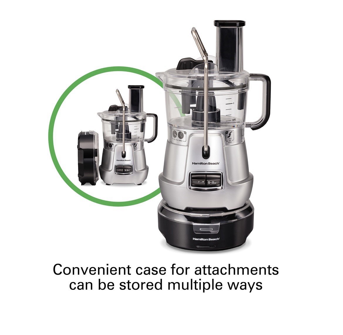 Hamilton Beach Stack & Snap 8-Cup Food Processor (70820)