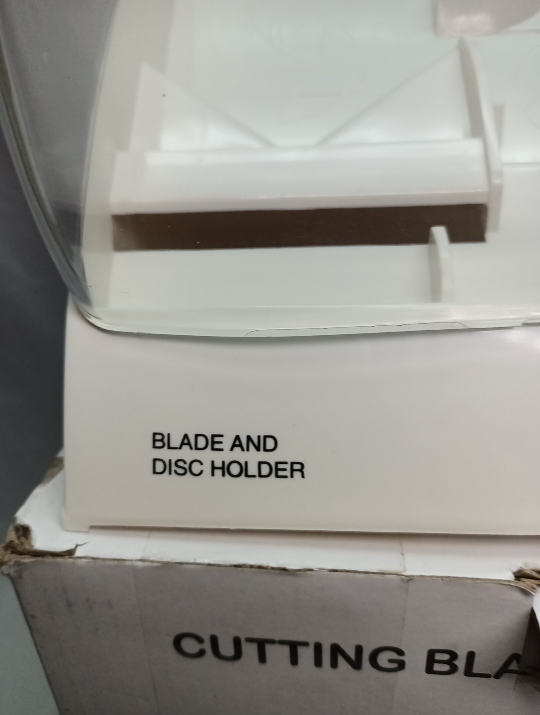 Cuisinart Blade And Disc Holder Storage Box With Safety Lock New Hard Plastic…