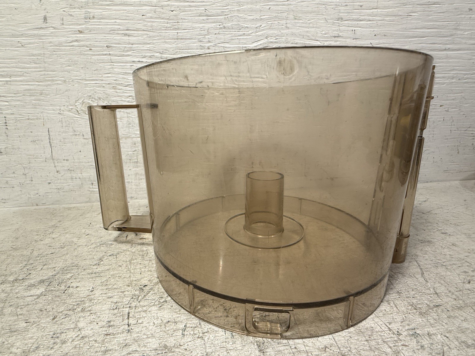Cuisinart 11 Cup Food Processor White W/Amber Bowl Tested Working Made In Japan
