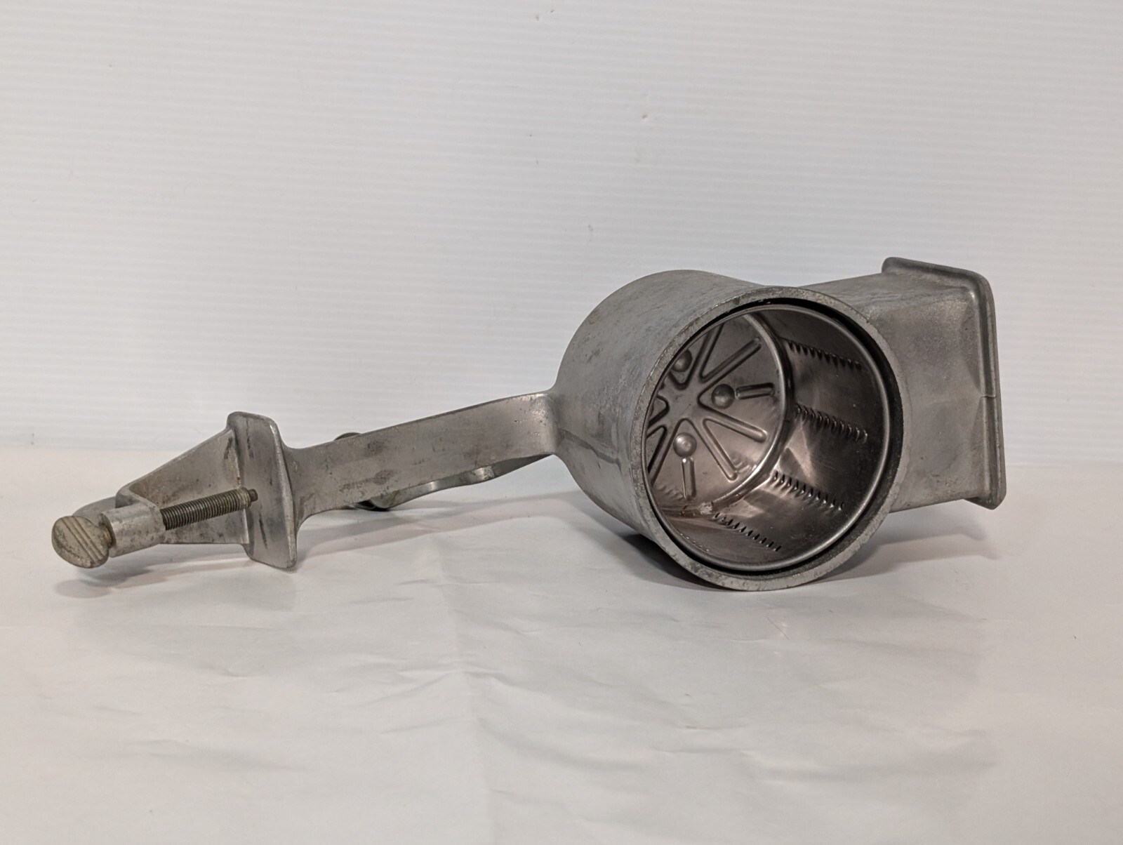 Vintage Kitchen Craft Aluminum Manual Hand Crank Food Processor