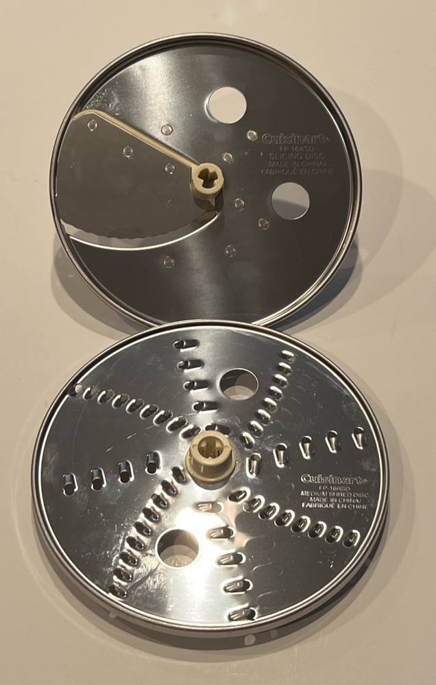 Cuisinart Replacement Parts: FP-16ASD Adjustable SlIce Disc FP-16RSD Shred Disc