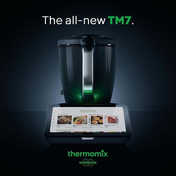 Vorwerk Thermomix TM7 food processor, free shipping Worldwide