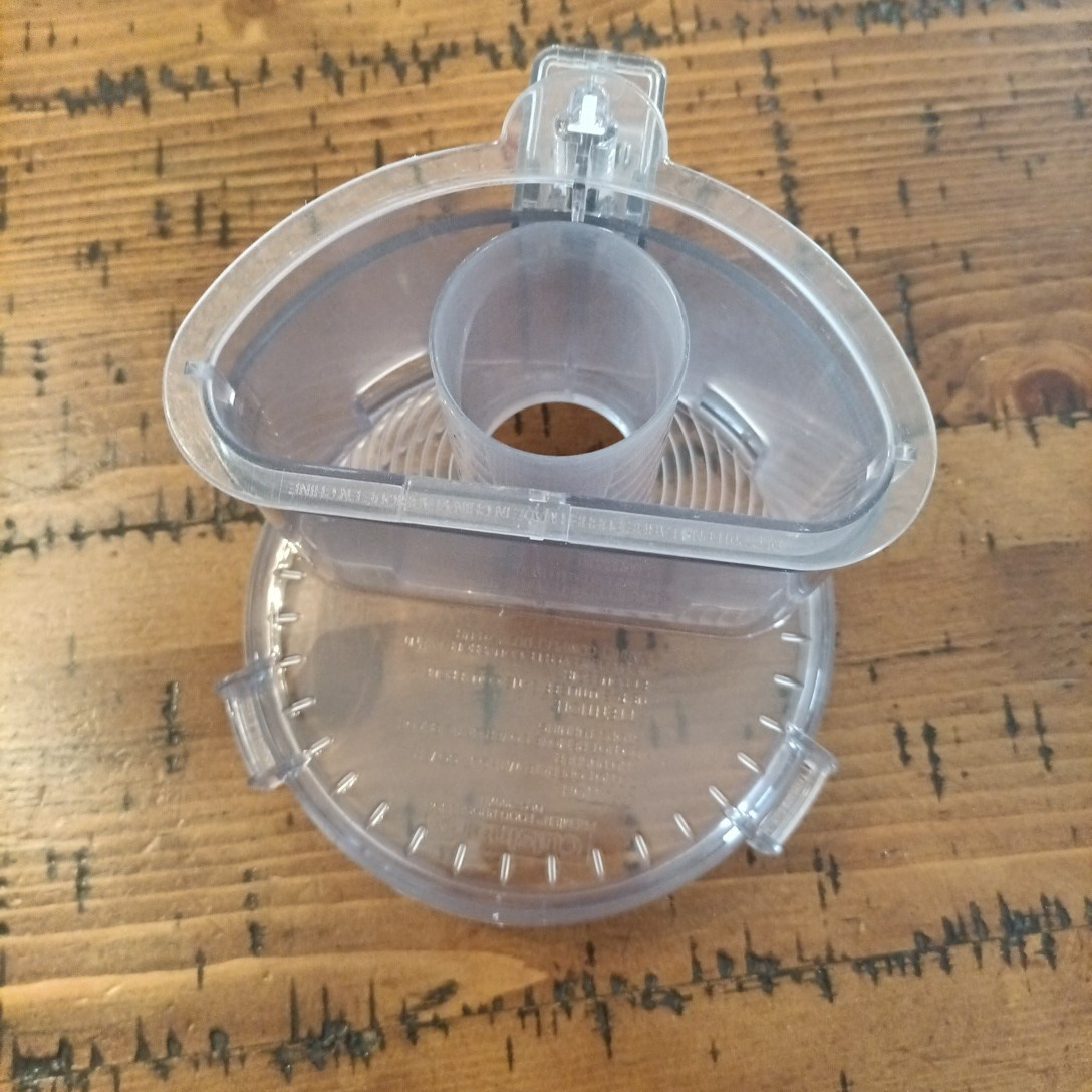 Cuisinart Premier Food Processor Lid w Chute Sleeve (No Pusher) DLC-2007N B5