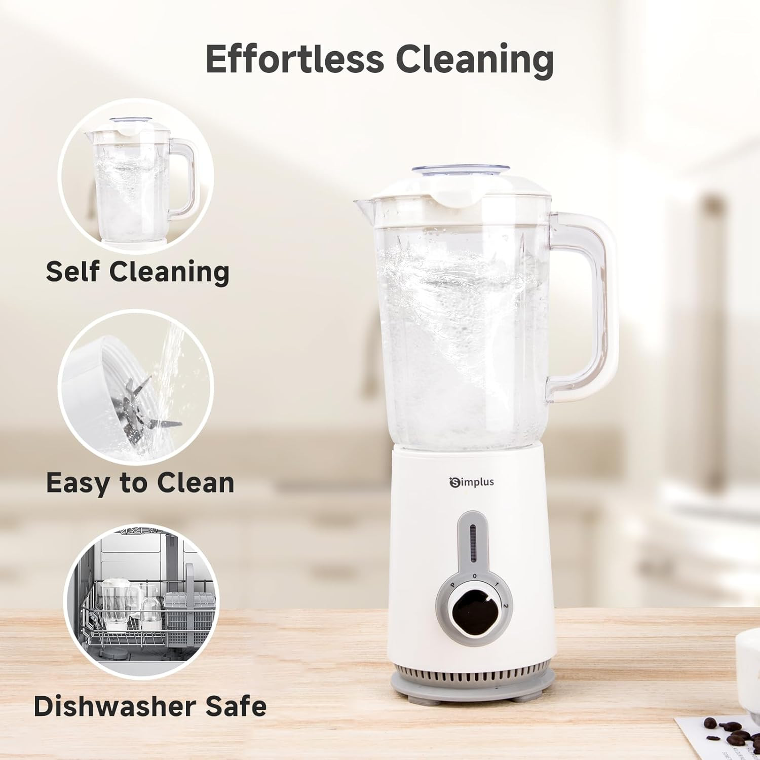 3 in 1 Blender and Food Processor Combo for Kitchen, Small Electric Food Chopper