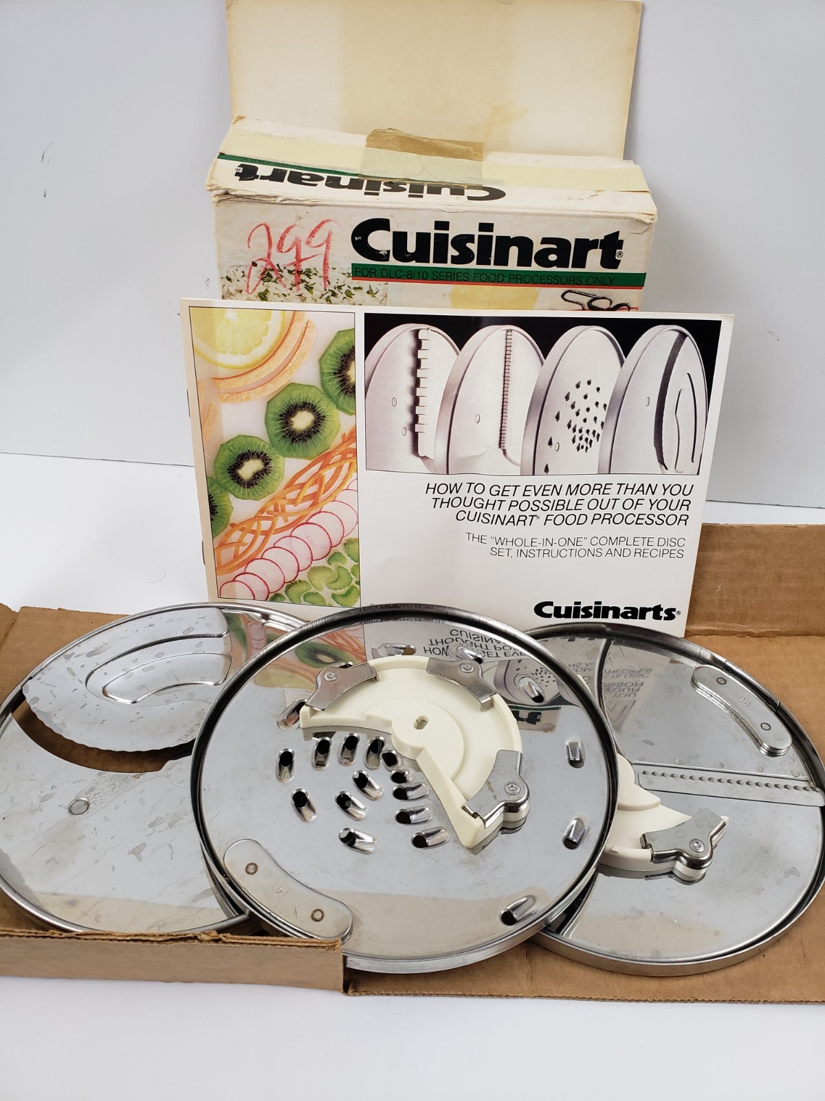 Cuisinart DLC-883 Food Processor Custom Disc Set Three For DLC-8/10 Series Japan