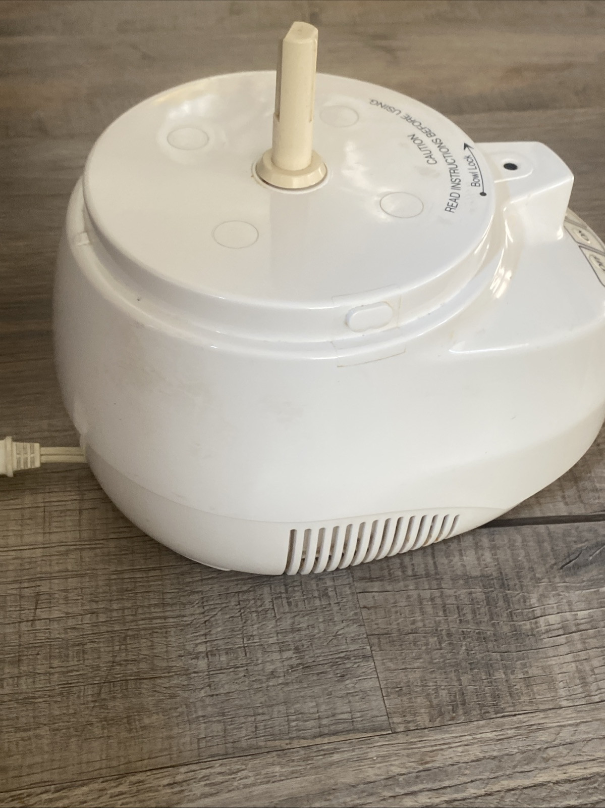 Cuisinart Custom Prep 11 Plus Food Processor Motor Base Only Tested Work White