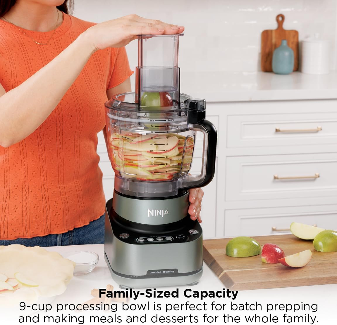 9 Cup Food Processor 1000W Kitchen Chopper Slicer Dough Mixer