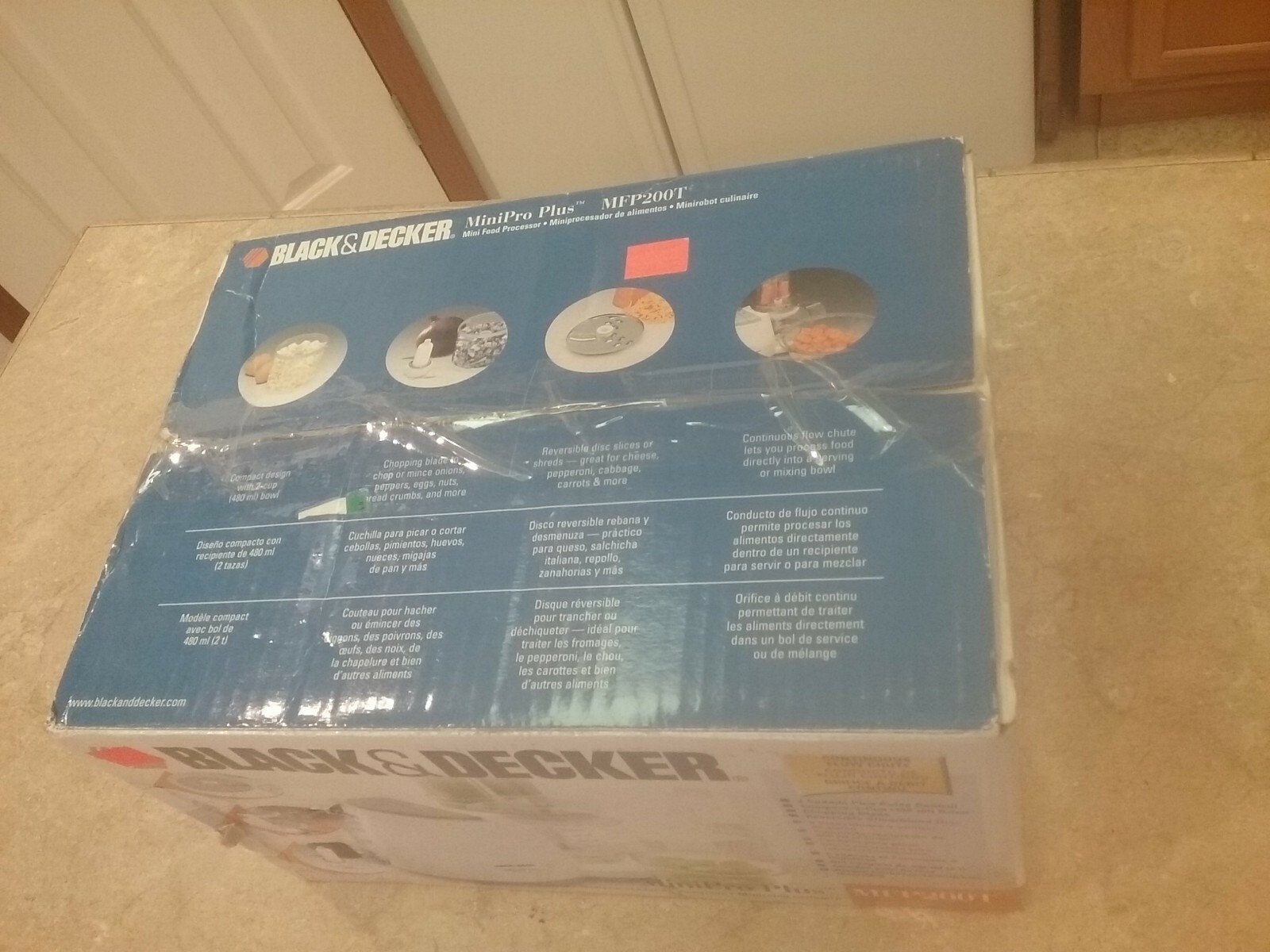 Black and Decker MiniPro Plus Food Processor chopper shredder MFP200T