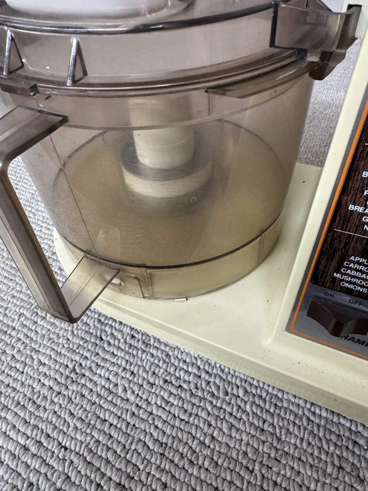 Vintage Hamilton Beach Scovill Dual Speed Food Processor Model 702 Working 🔥