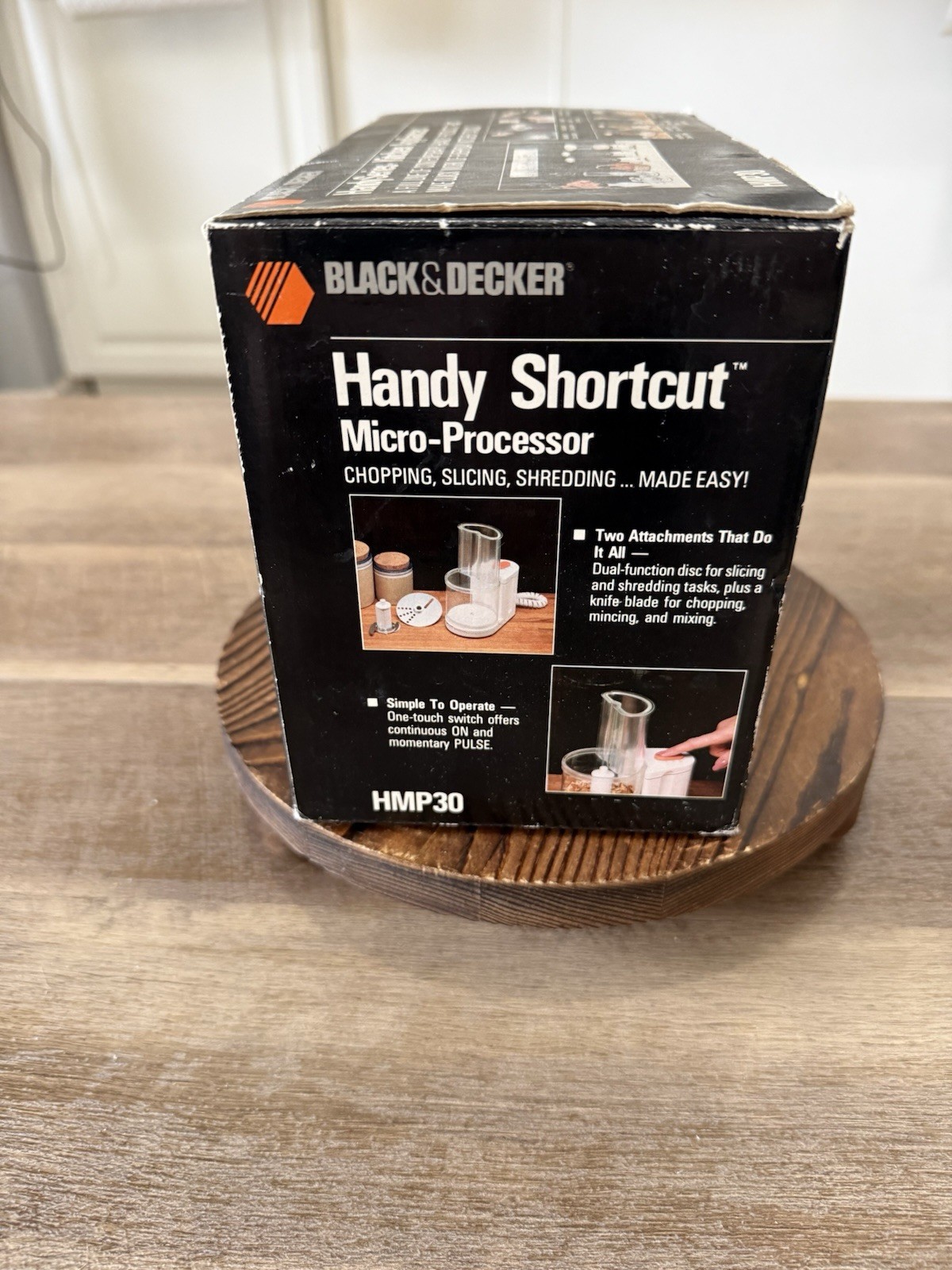 Black & Decker ~ HMP30 ~ Handy Shortcut Micro-Processor ~Slicer, Mincer, Grater