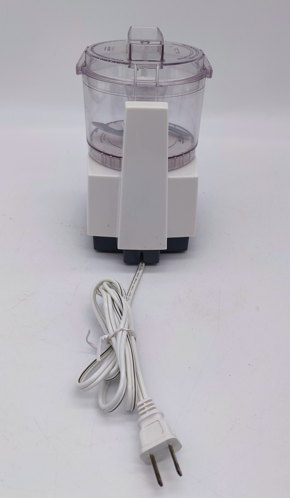 Cuisinart Mini Prep Food Chopper Processor DLC-1TX White -Tested- Clean w/ Blade