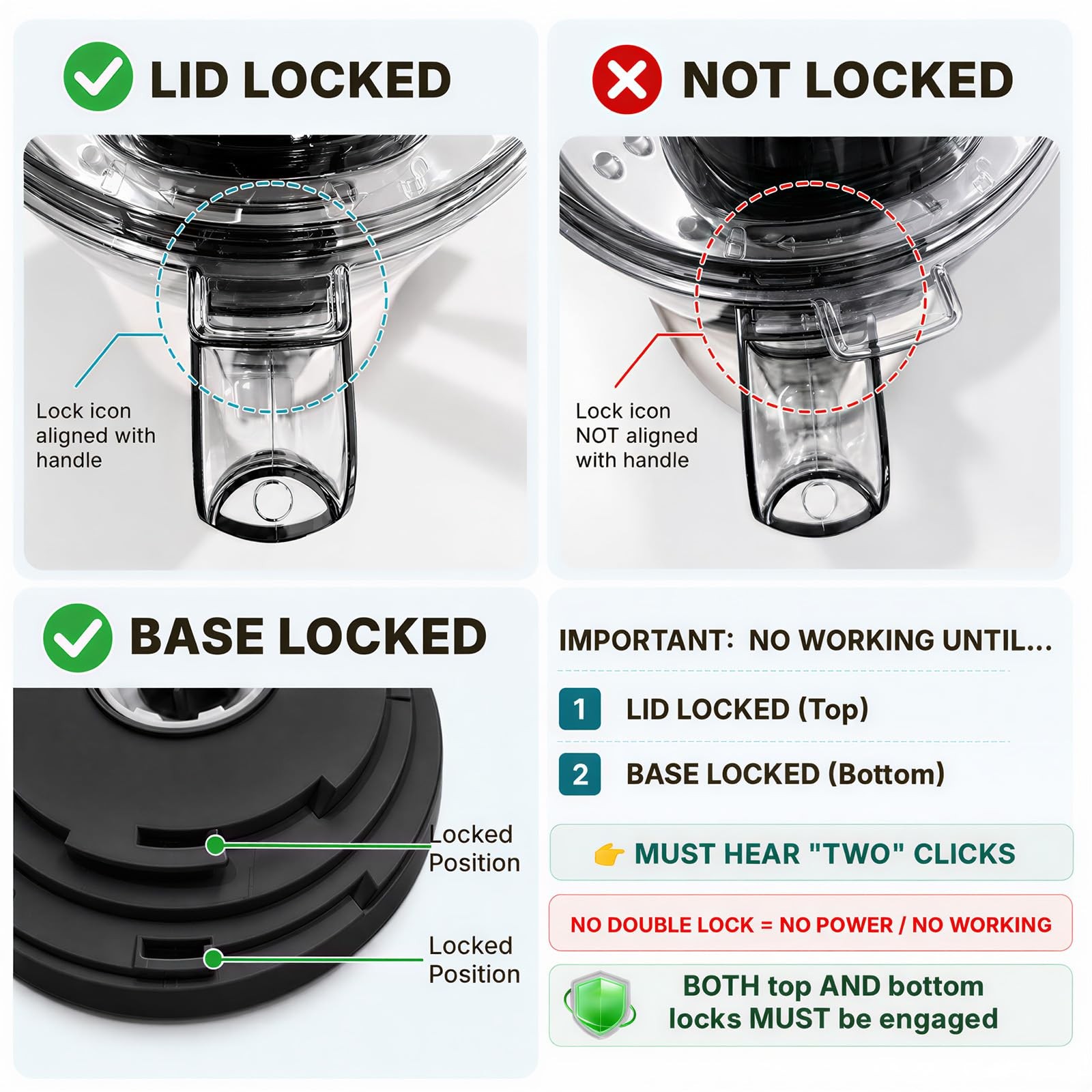 Food Processor 10.5 Cups, 600W Powerful Food processors with 5 Blades, Dishwa…