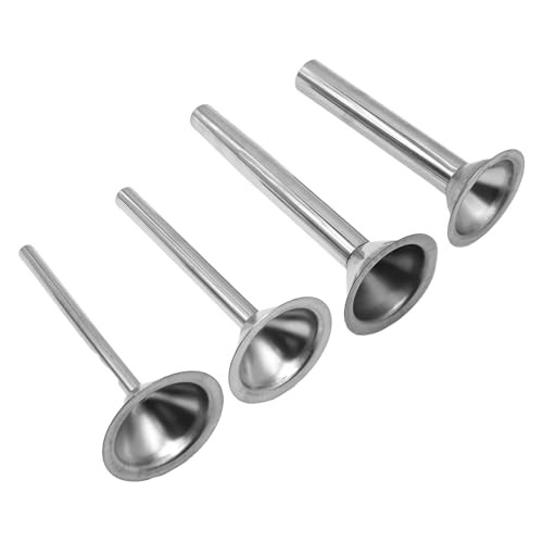 Saihisday Stainless Steel Sausage Stuffer Tubes Food Meat Grinder #22, Silver
