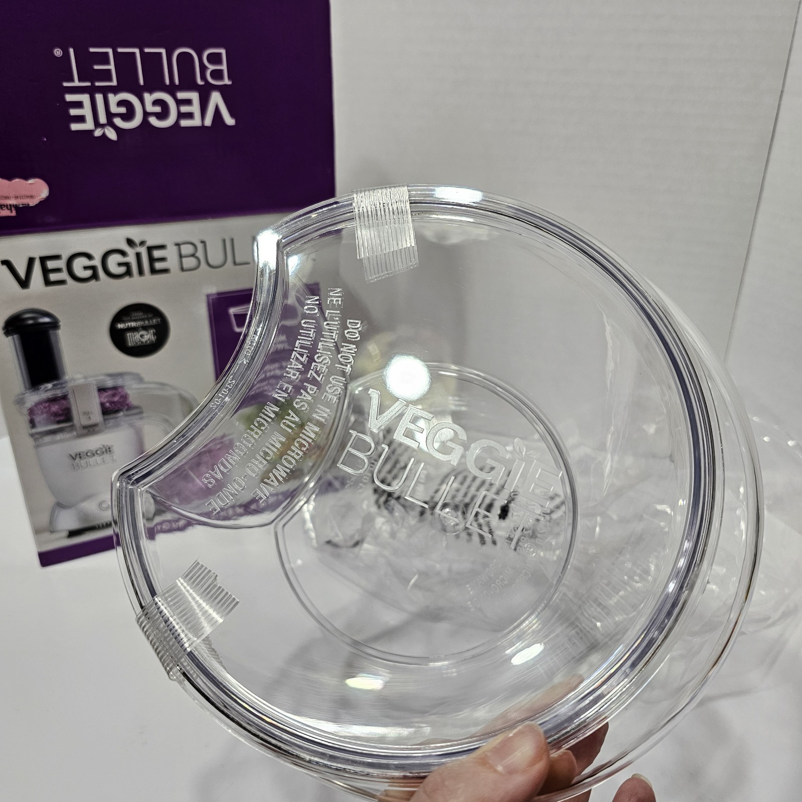 Veggie Bullet Custom Fit Bowl and Lid VB-BX045-23 New/Open Box