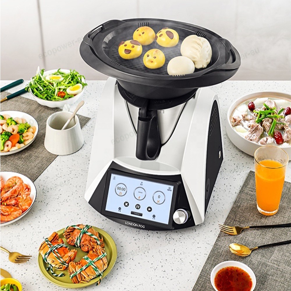 1500W Multifunction Intelligent Automatic Stir Fry Pot Kitchen Robot Cooking UK